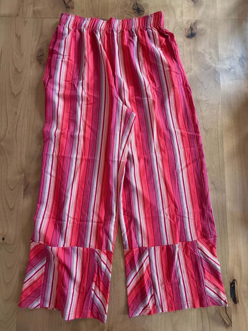 Uniqlo Striped Wide Leg Pants Size L